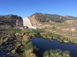 The most interesting things around Cajon Pass are made by humans, like this gigantic siphon.