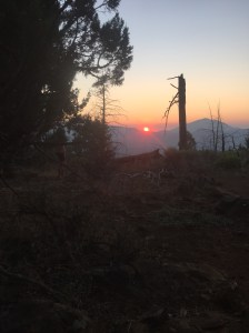 Sunset on Hat Creek Rim